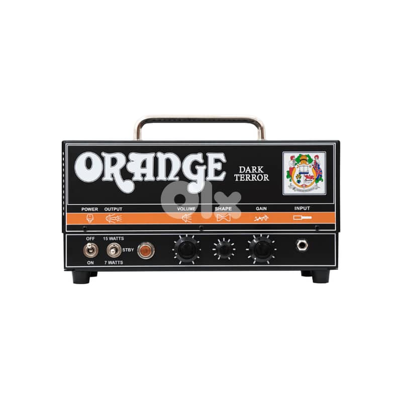 Orange Dark Terror – 15W High-Gain Tube Guitar Amp Head with Shape Con 0