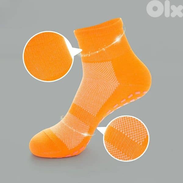 Grip anti slip Breathable Sweat-Absorbent Quick Dry Anti-Bacterial 2