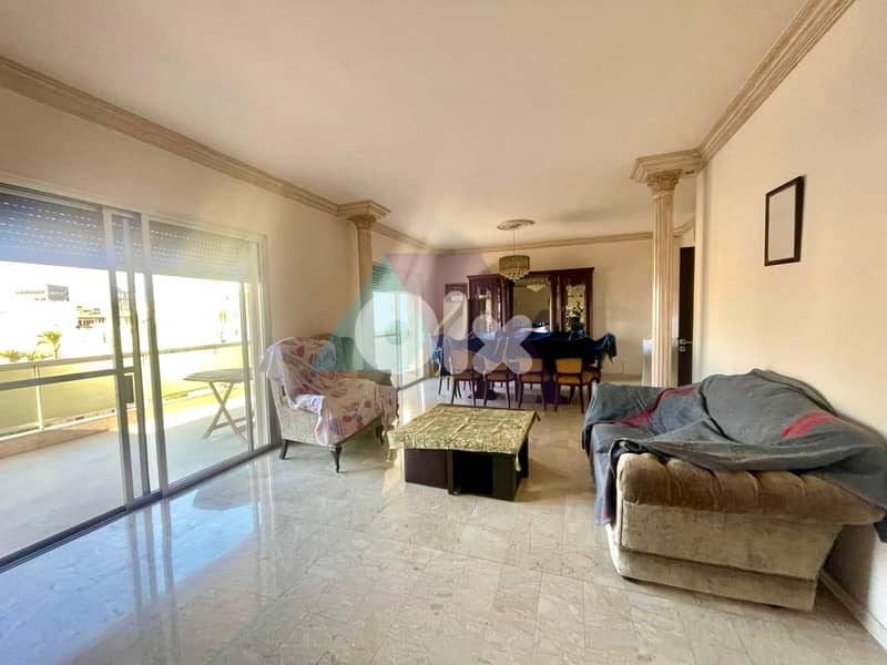 265m2 Furnished apartment+open view 4rent in Zalka-شقة في الزلقا 0