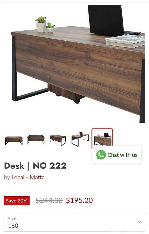 Desk 180cm 3