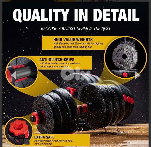 barely used dumbbells 2