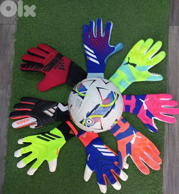 football and gloves original  nike w adidas w puma 2