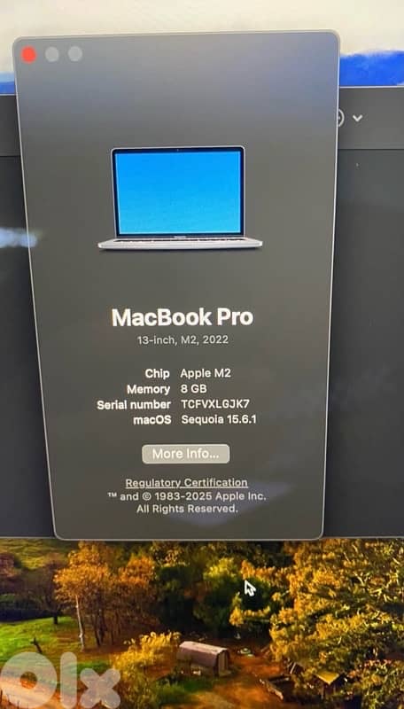 Macbook Pro M2 2022 Retina 0