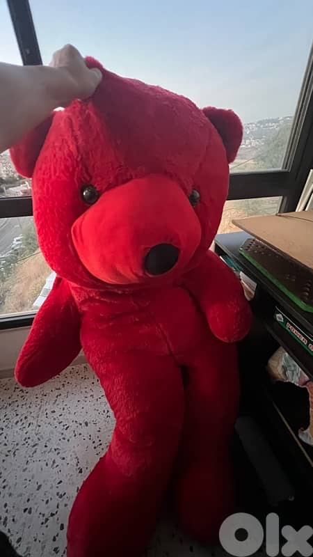red valentines bear XL 0