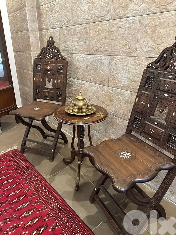 كرستين انتيك خشب جوز 5