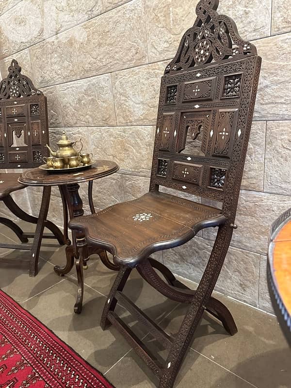 كرستين انتيك خشب جوز 7