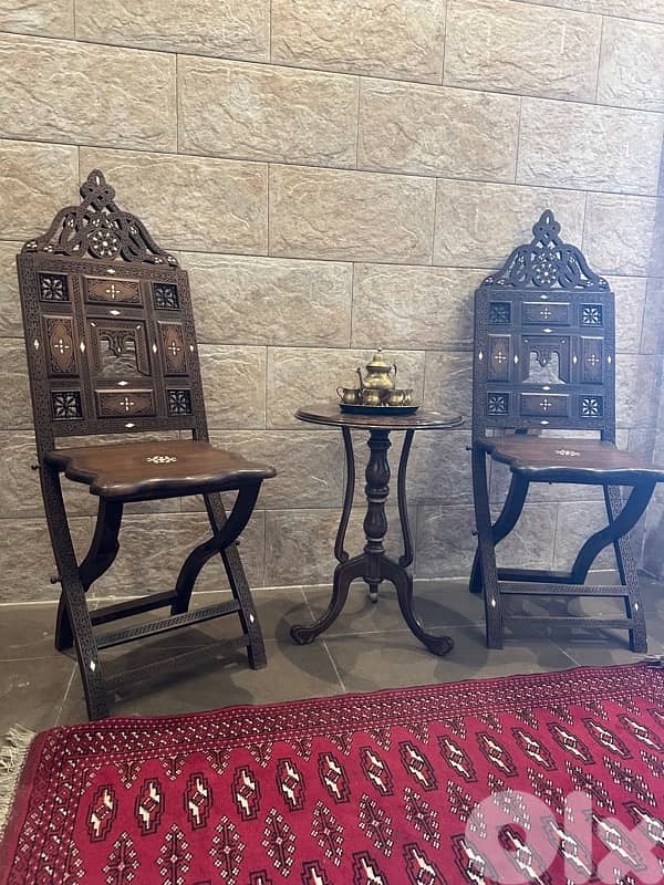 كرستين انتيك خشب جوز 8