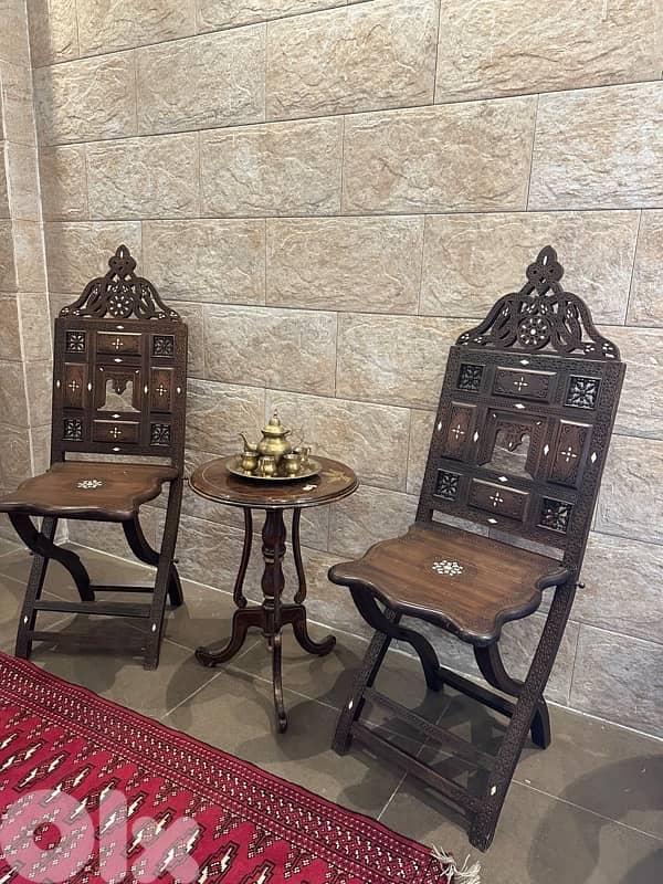 كرستين انتيك خشب جوز 10