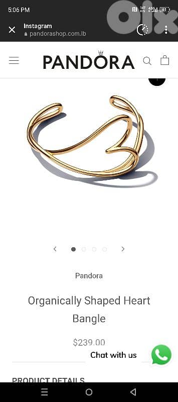 PANDORA originals bangle 925 1