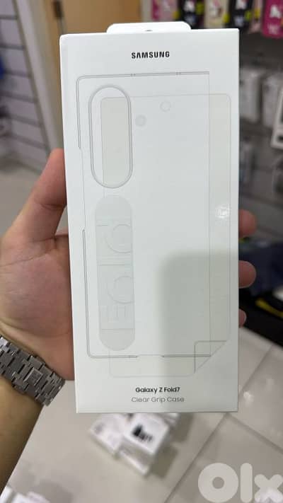 Samsung Galaxy Z fold 7 Clear Grip Case