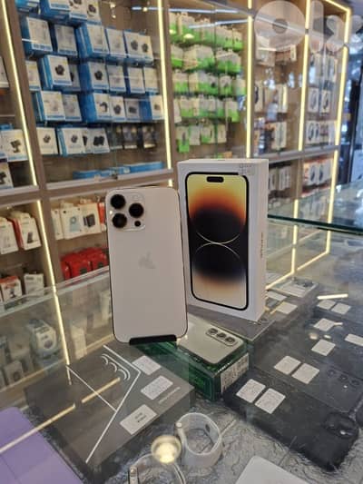 Used 14 pro max 256 gb  Gold