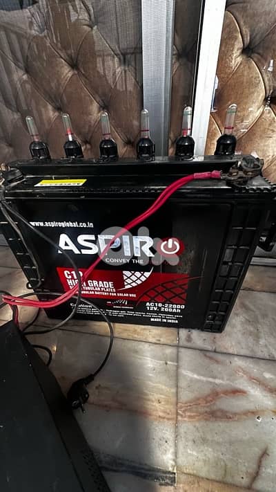 Battery Lithium Aspir sun power model