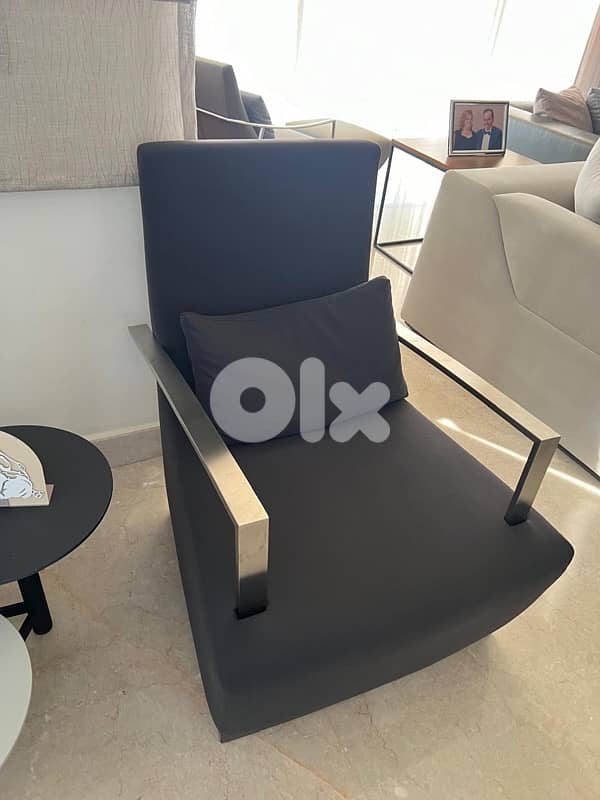 modern arms chair bought from Bo concept used like new 2