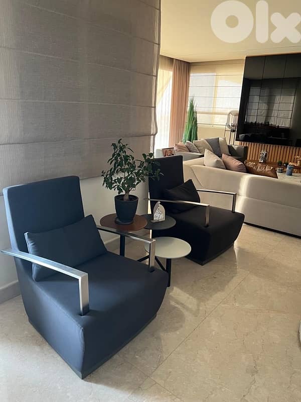 modern arms chair bought from Bo concept used like new 3