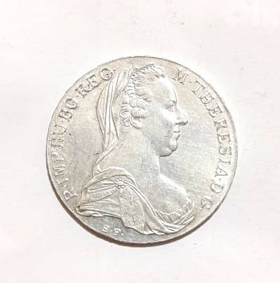 عملة ماري تريز الفضة 1780