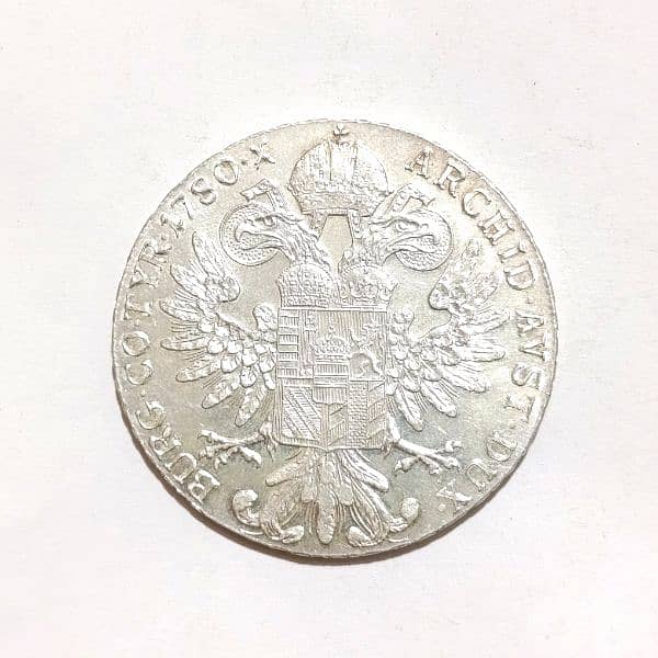 عملة ماري تريز الفضة 1780 1