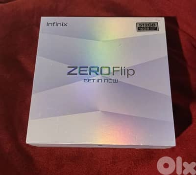 infinix zero flip 4g 512 full box like new