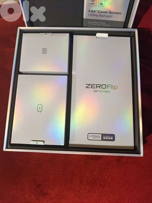 infinix zero flip 4g 512 full box like new 1
