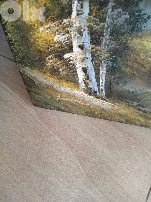 2 paintings oil vintage 1