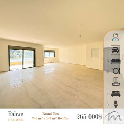 Rabweh | Great Building Status | Brand New 220m² + Attic | Sea View