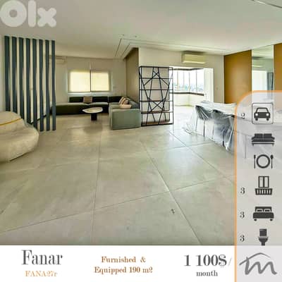 Fanar | Signature | Furnished & Equipped 190m² | Green Neighborhood