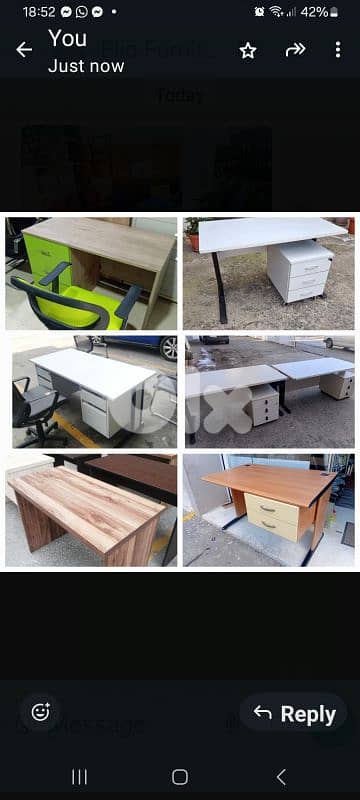 كراسي مكاتب اوروبي شبه جديدة