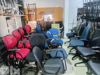 كاراسي اوروبي شبه جديدة  مكاتب خزنات