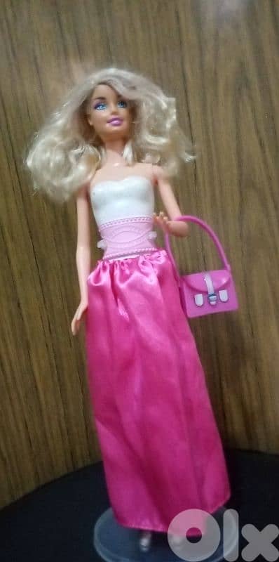 Barbie BRIDE Mattel still good doll Bend legs, mold top+skirt+Heel+bag 4