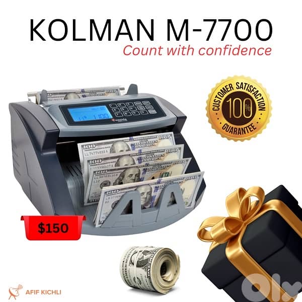 Kolman Money Counter USD EURO LBP 1