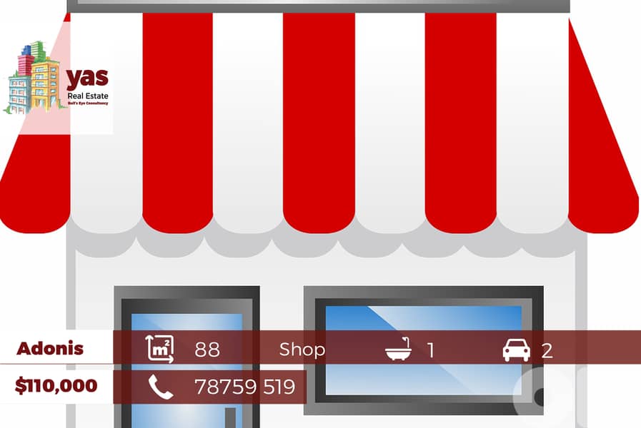 Adonis 88m2 / 44m2 Shops | Catch | Prime Location | Luxury | YV/EL | 0