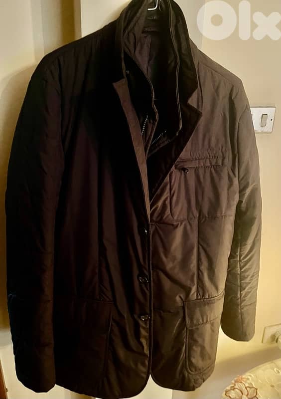بضاعه جديده  رايعه جاكيت  رجالي لون بني ايطالي 4