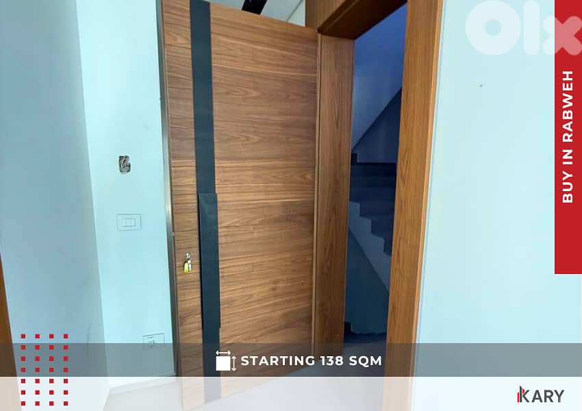 190m2 APARTMENTS FOR SALE IN RABWEH شقق للبيع في الربوة 7