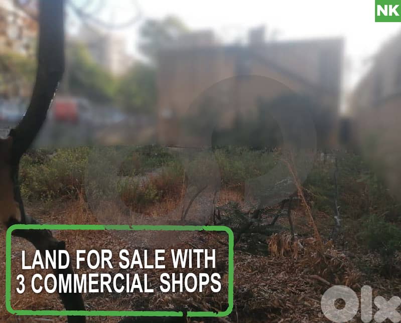 Land for sale with 3 commercial shops - Zalka , METN REF#NK127976 0