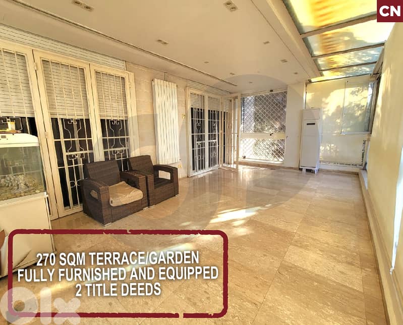 Apartment with Private Gardens & Terrace in Ain Saadeh REF#CN127990 0