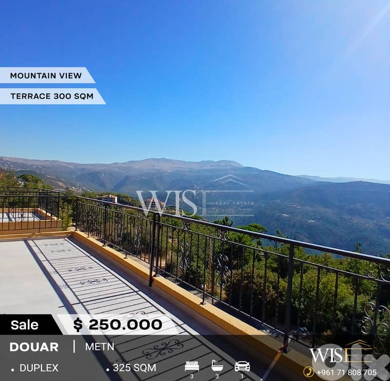 Stunning 325 SQM Duplex with Terrace for SALE in Douar 0