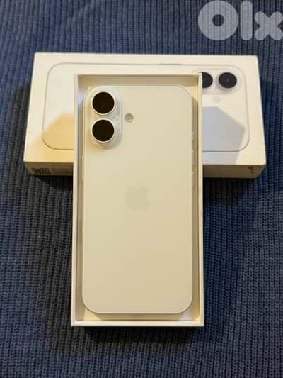 Iphone 16 128gb Like new مش مفكوك