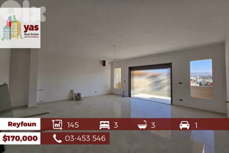Reyfoun 145m2 | Brand New | Luxury Flat | Mountain View | DA |