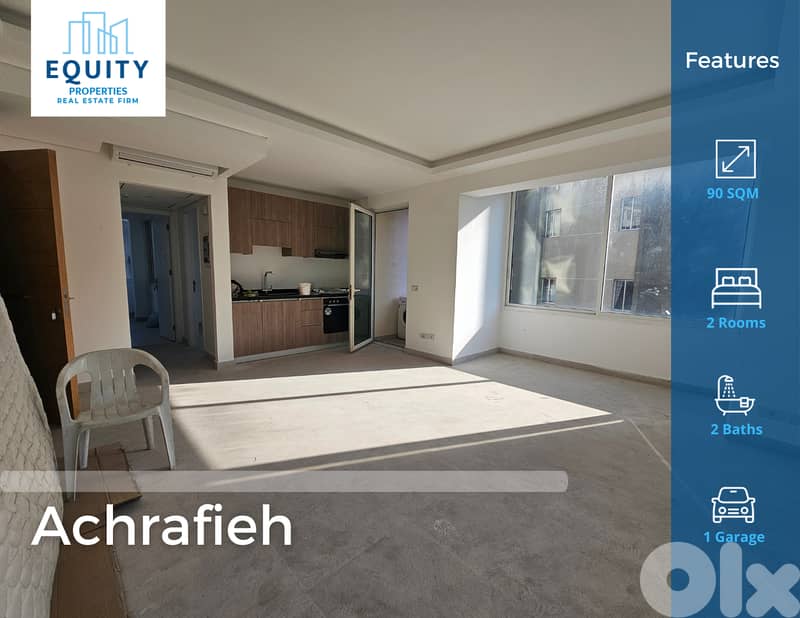 90 SQM Apartment For Rent In Achrafieh شقة للإيجار #AA128524 0