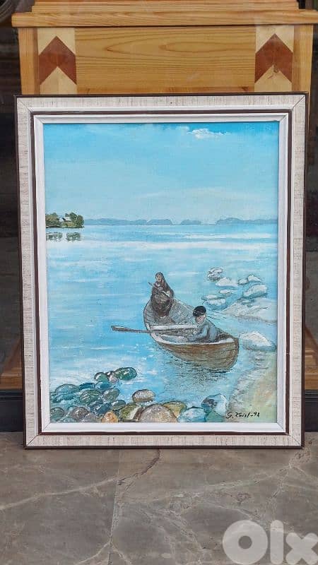 لوحة رسم زيتي اوروبية 2