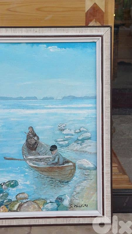 لوحة رسم زيتي اوروبية 3