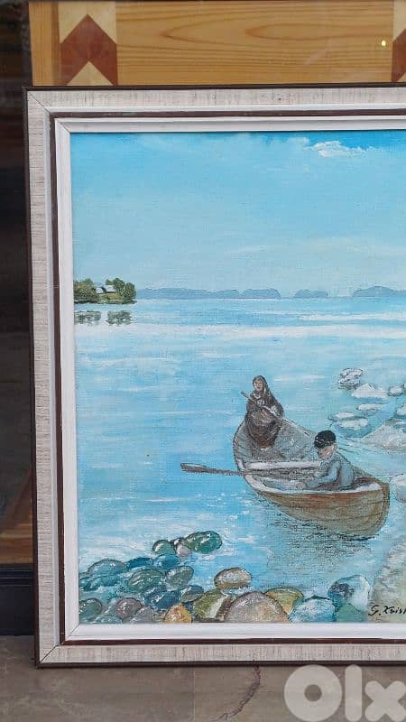 لوحة رسم زيتي اوروبية 4