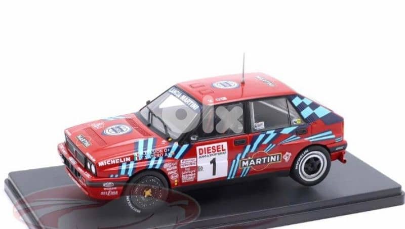 Lancia Integrale 16v (Rally Sanremo 1989) diecast car model 1;24 1