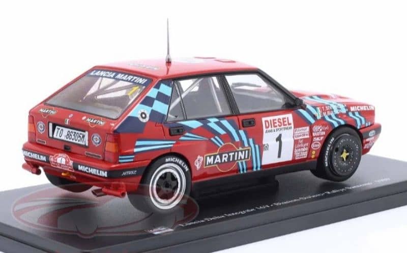 Lancia Integrale 16v (Rally Sanremo 1989) diecast car model 1;24 3