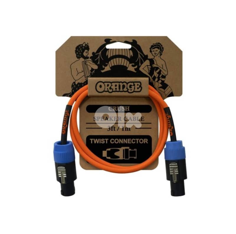 Orange Crush 3' Speaker Cable, Twist Connector to Twist Connector (Spe 0