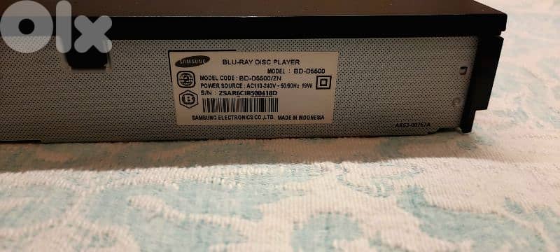 Samsung BR 3D Player BD-D5500 (Bluray Player) 3