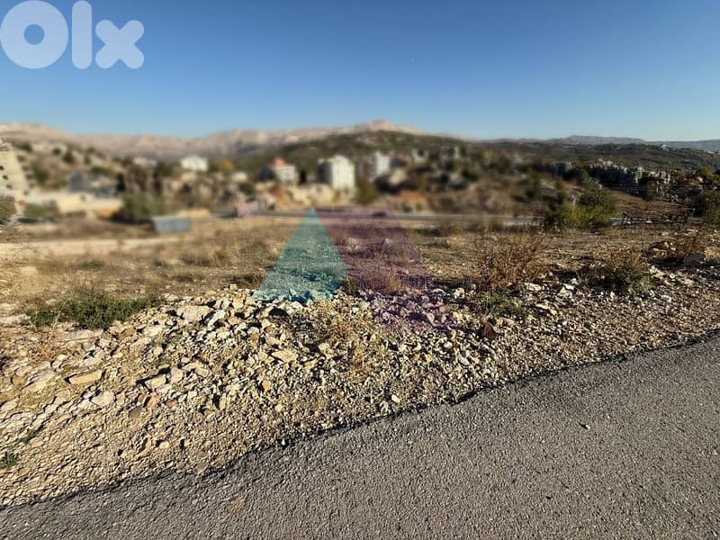 1214m2 Prime Land+panoramic view 4 sale in Faytrounأرض للبيع في فيطرون 2