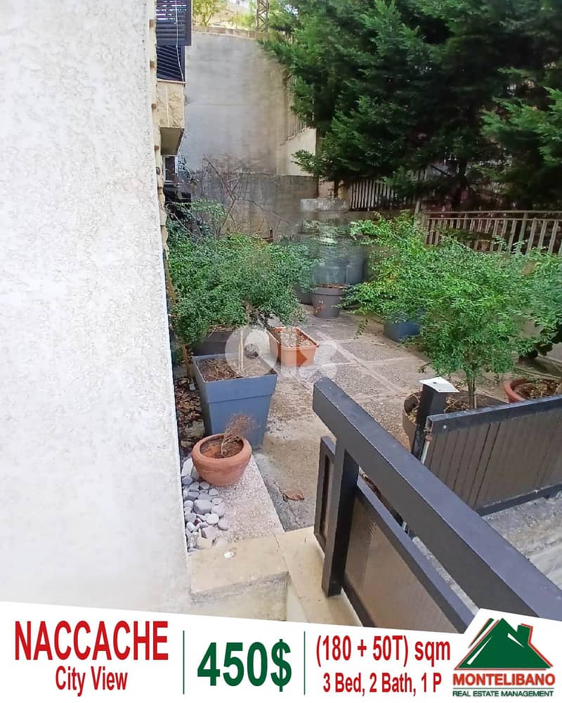 180 sqm Apartment For Rent in Naccache (نقاش) with 50 sqm Terrace 0