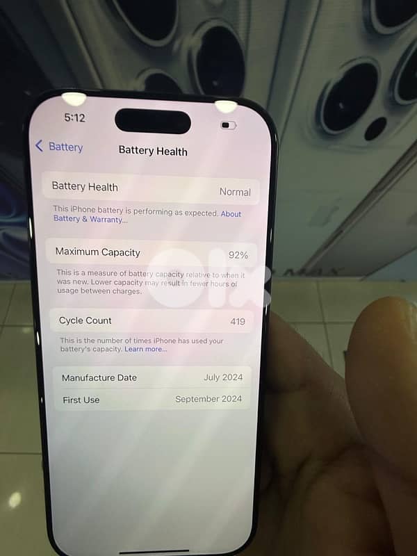 IPHONE 16PRO 256GB E-SIM OPEN BOX 4