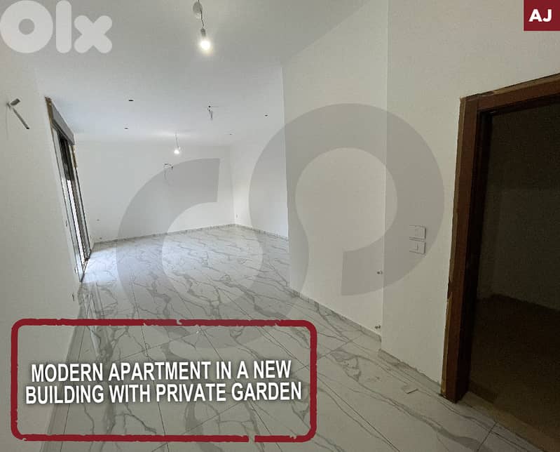 Modern Apartment in a New Building -private garden- fanar REF#AJ128028 0