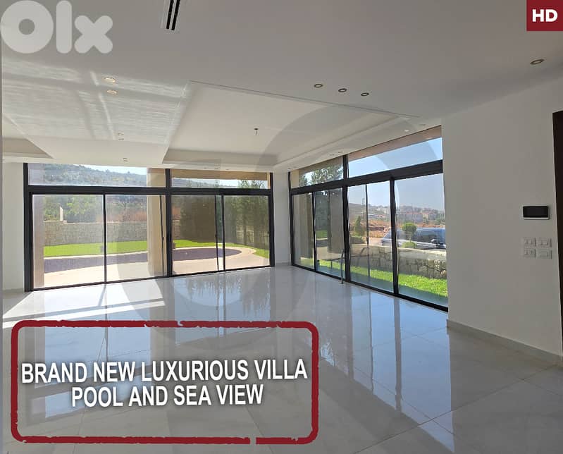 Brand New Luxurious villa - pool and sea view-  MEDYAR REF#HD128030 0